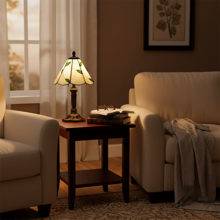 Candeeiro de Mesa com LED Inspirado no Estilo Barroco Retro