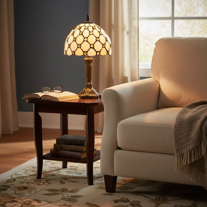 Lâmpada de Mesa Barroca Vintage Luxuosa