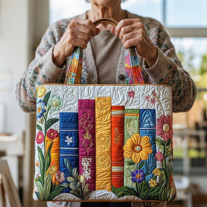 Mala Artesanal Biblioteca Floral